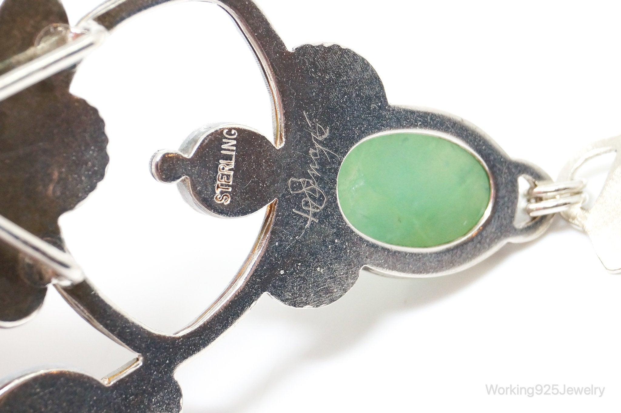 Large Vintage Native American Multi Gem Sterling Silver Pendant | Jewelry > Necklaces > Pendants | Wiccan Center
