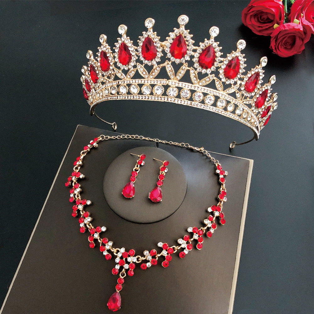 Royal Queen Bridal Jewelry Sets For Women Luxury Tiaras Crow | 0 | Wiccan Center