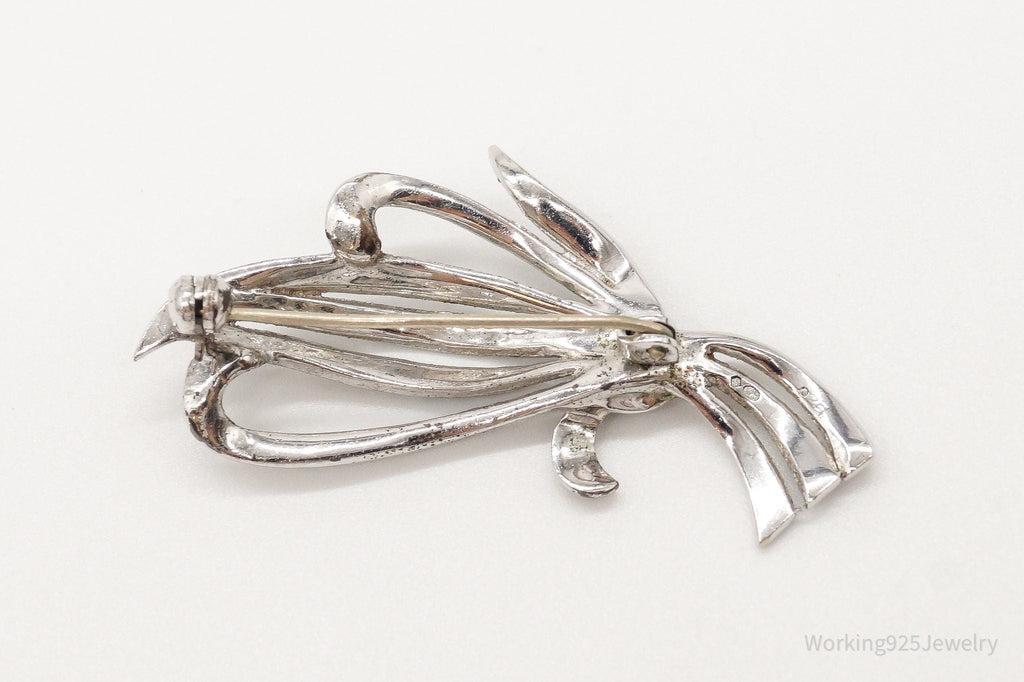 Antique Swedish Hematite 835 Silver Pin Brooch | Jewelry > Brooches, Pins & Clips | Wiccan Center
