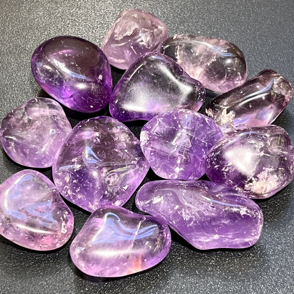 Large Purple Amethyst Crystal Tumbled (By The Piece Or Pound) Bulk Wholesale Lot Polished Gemstones | Home & Living > Home Decor > Home Accents > Rocks & Geodes | Wiccan Center