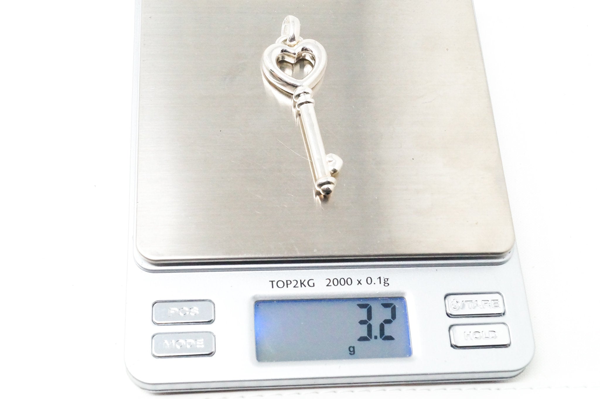 Vintage Designer JCM Key To My Heart Sterling Silver Necklace Pendant | Jewelry > Necklaces > Pendants | Wiccan Center