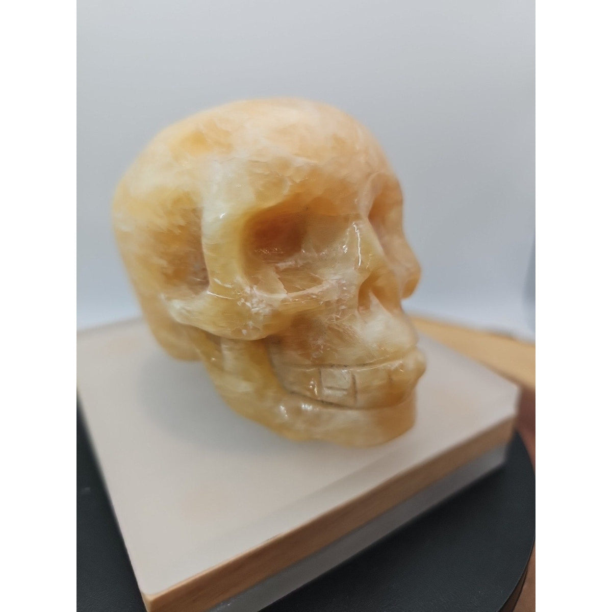 0.89 lb Jasper Jade Agate Crystal Skull – Madagascar