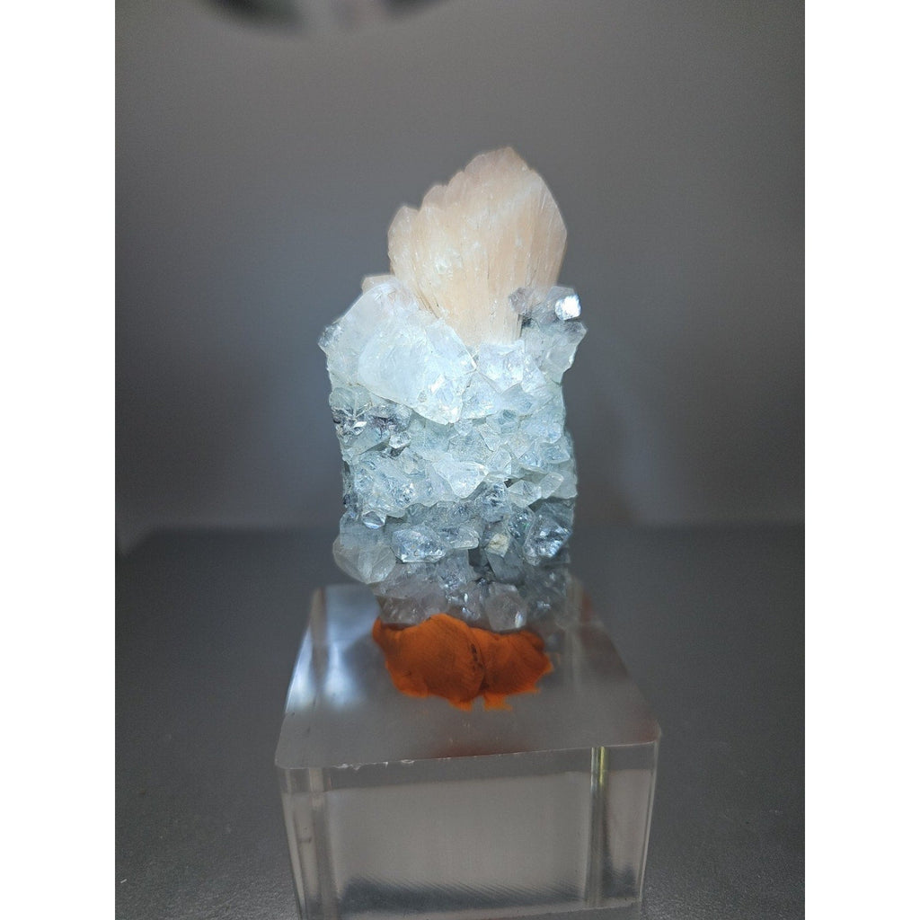 Apophyllite Pink Stilbite 51grams | Mineral Specimens | Wiccan Center