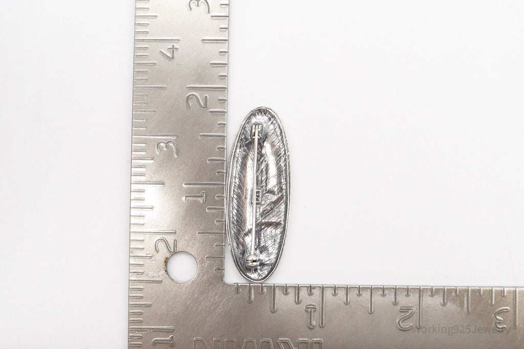 Vintage Art Deco / Mid Century Style Sterling Silver Brooch Pin | Jewelry > Brooches, Pins & Clips | Wiccan Center