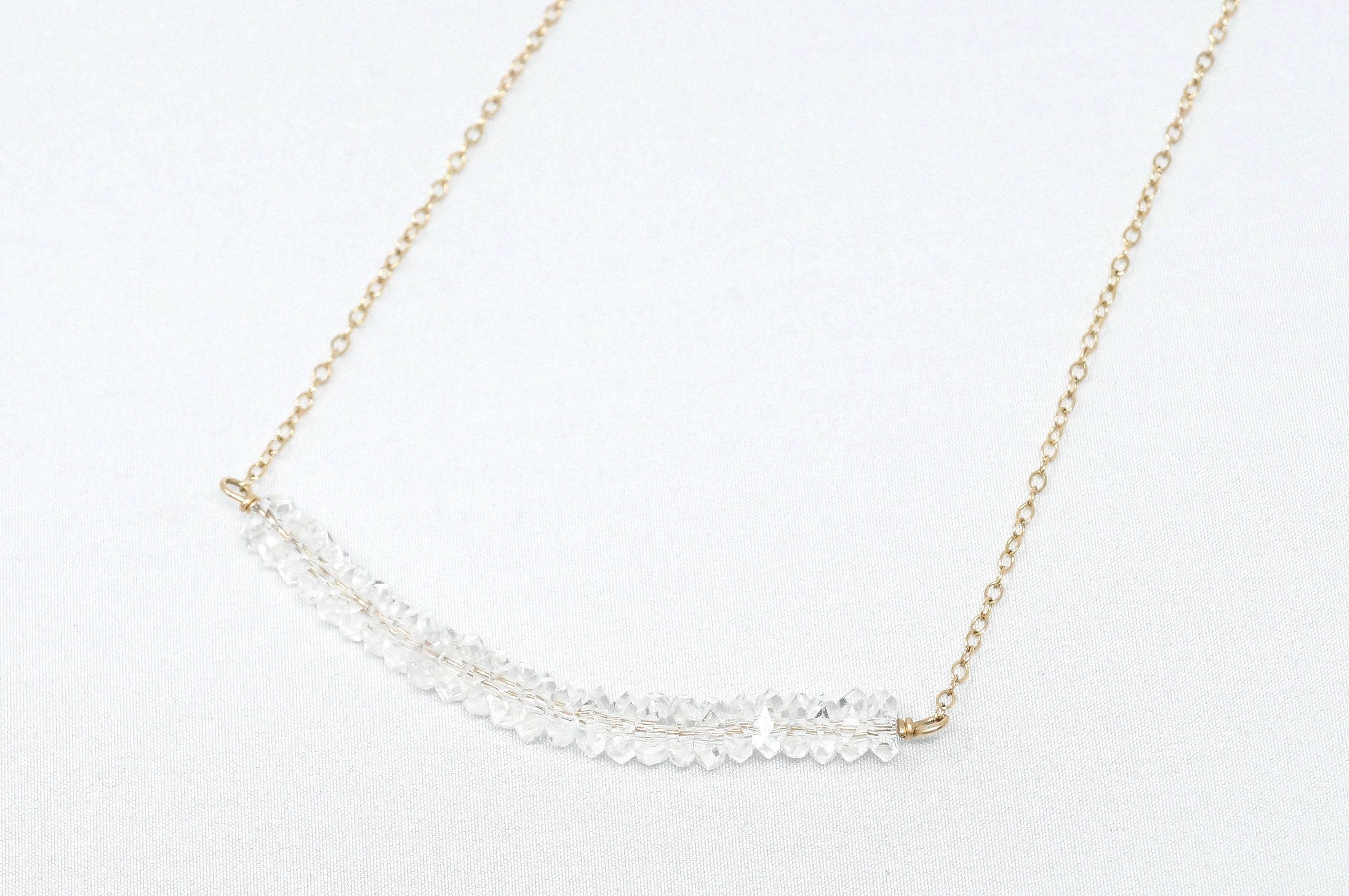 Vintage Designer Deb Guyot Quartz 14K Gold Filled Sterling Silver Necklace | Jewelry > Necklaces > Pendants | Wiccan Center