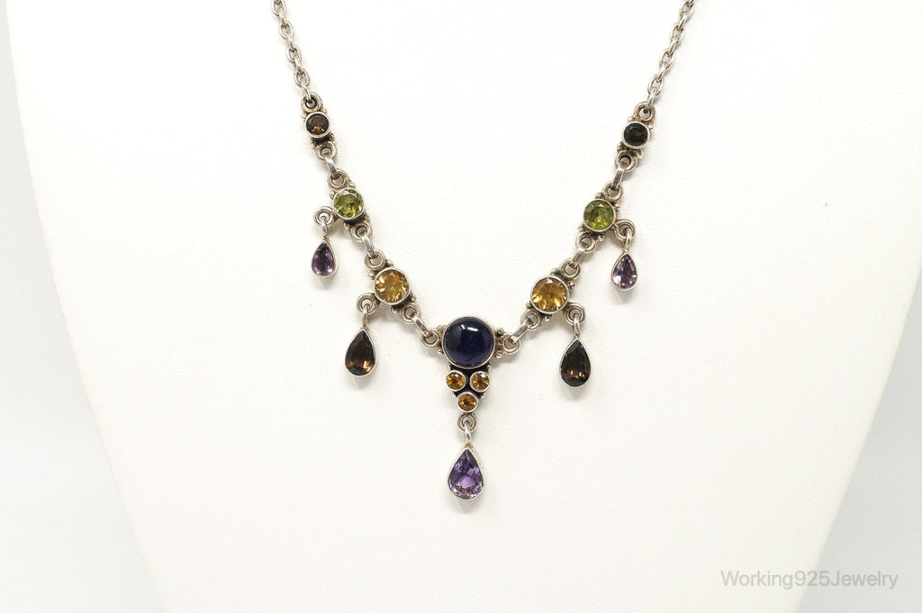 Vintage Designer Nicky Butler Multi Gem Sterling Silver Necklace | Jewelry > Necklaces > Pendants | Wiccan Center