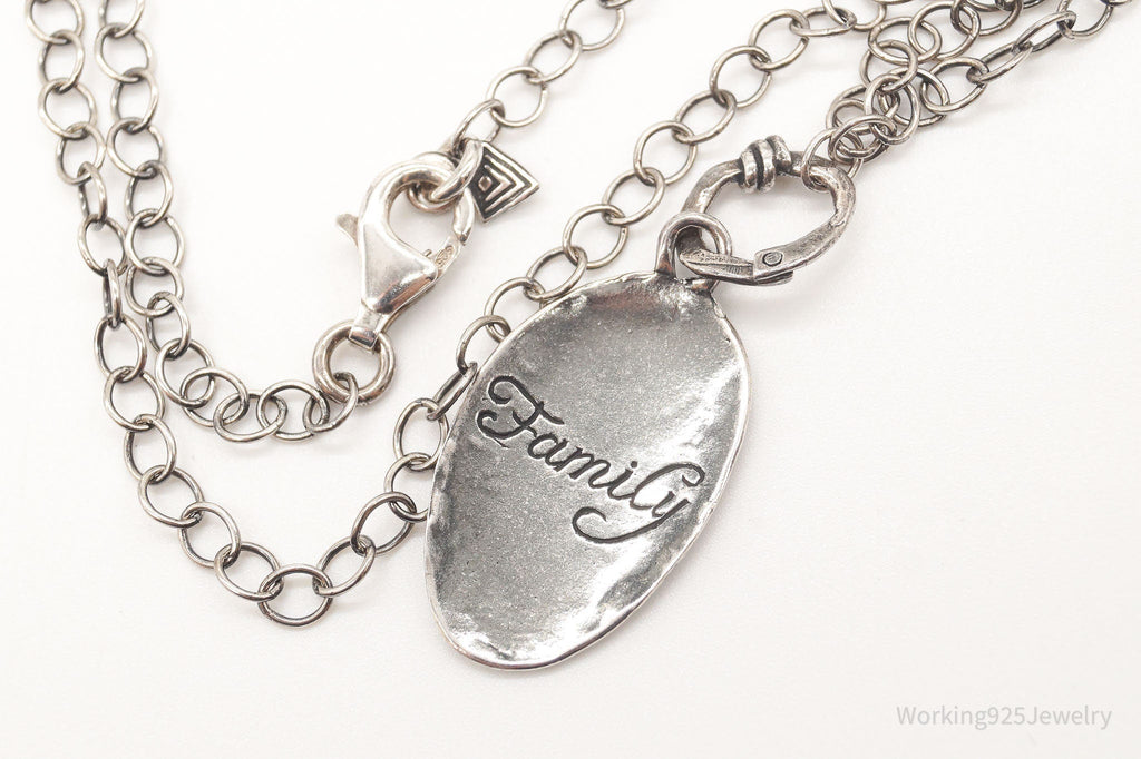 Vintage Designer Silpada Retired Family Tree Sterling Silver Necklace - 18" | Jewelry > Necklaces > Pendants | Wiccan Center