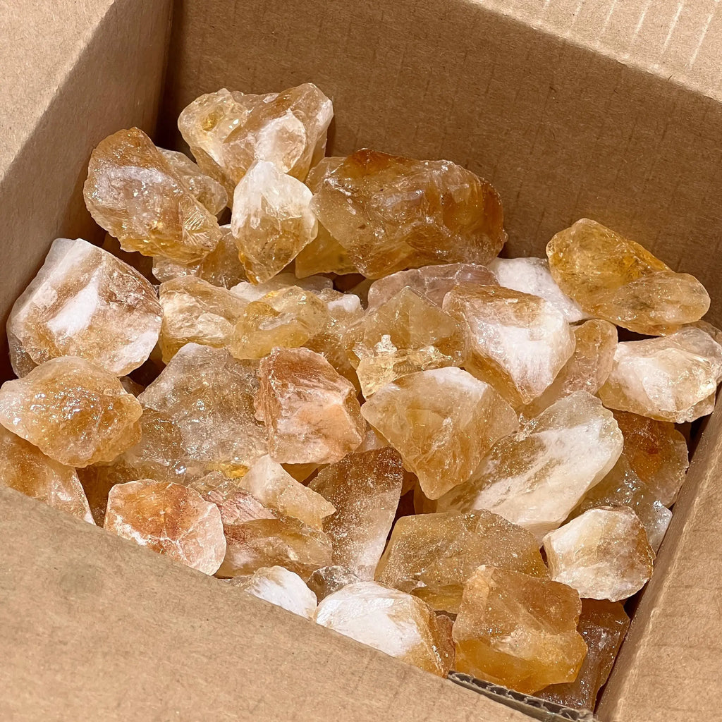 Large Citrine Crystals Rough Raw Stones (By The Piece or Pound) Wholesale | Home & Living > Home Decor > Home Accents > Rocks & Geodes | Wiccan Center
