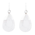 Faceted Sterling Silver Drop Earrings | Earrings | Wiccan Center