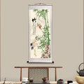 The 'Four Gentlemen' Traditional Rice Paper Scroll Paintings