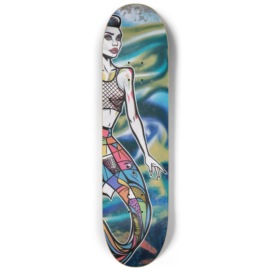 2 Skateboard Series Art - Lisa Mermaid | Skateboard | Wiccan Center