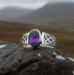 Syra Celtic Knot Ring in Sterling Silver | Ring | Wiccan Center