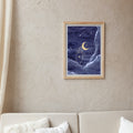 Once in a Blue Moon Art Print