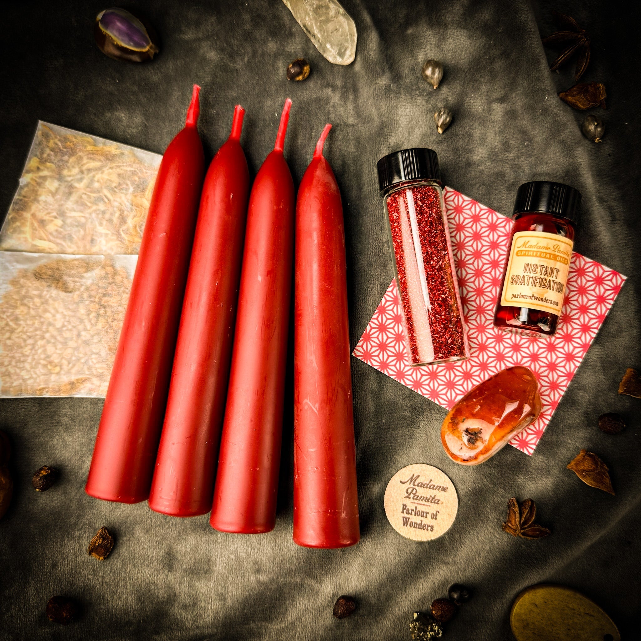 Fast Results Candle Spell Booster Pack - Add Speed to Any Candle Spell Kit | Candle Spell Booster Pack | Wiccan Center