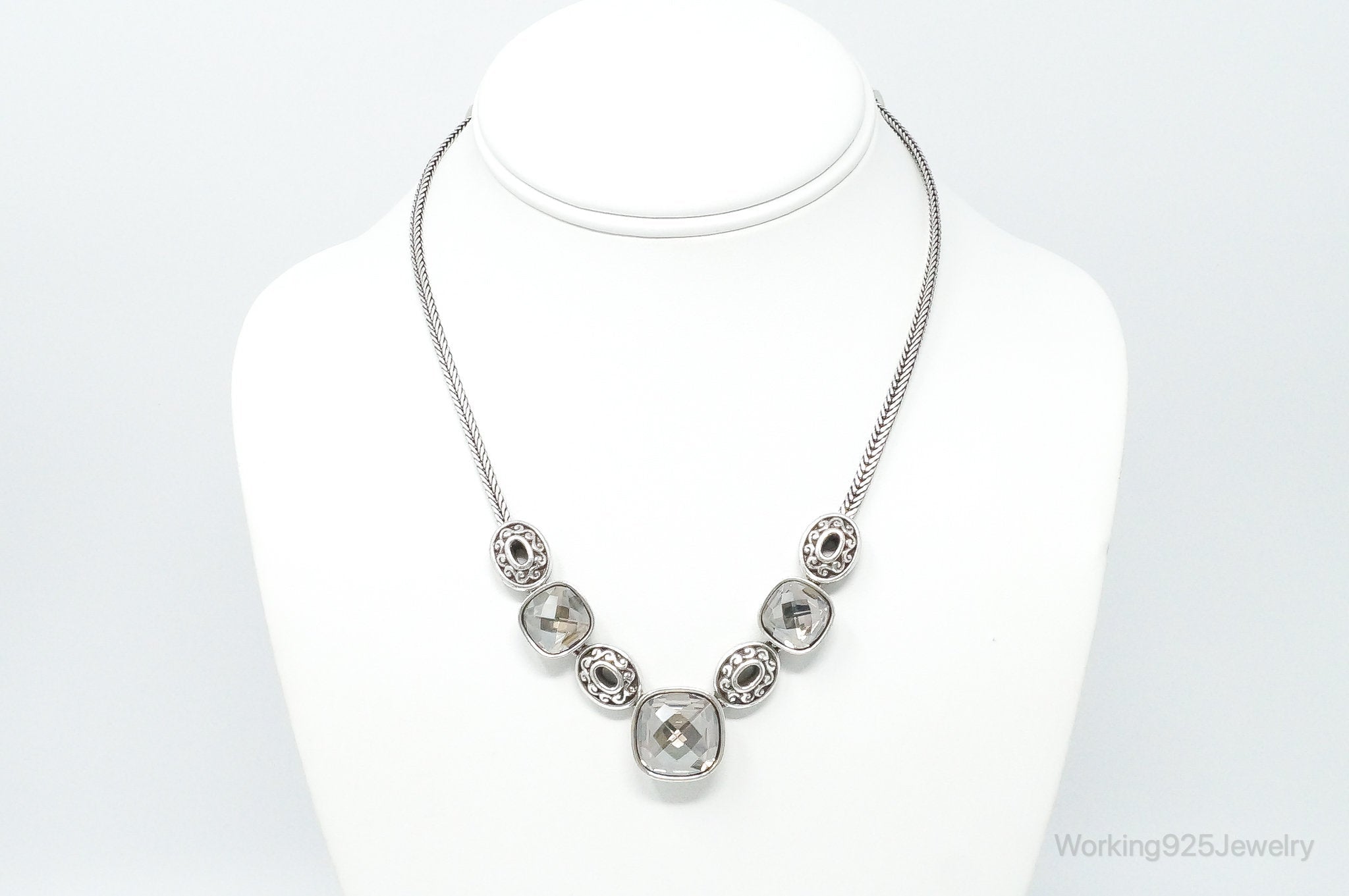 Designer Brighton 'Venus Rising" Crystal Toggle Sterling Silver Necklace | Jewelry > Necklaces > Pendants | Wiccan Center