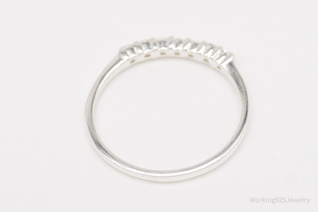 Vintage STE BEE Cubic Zirconia Sterling Silver Ring - Size 7.5 | Jewelry > Rings | Wiccan Center