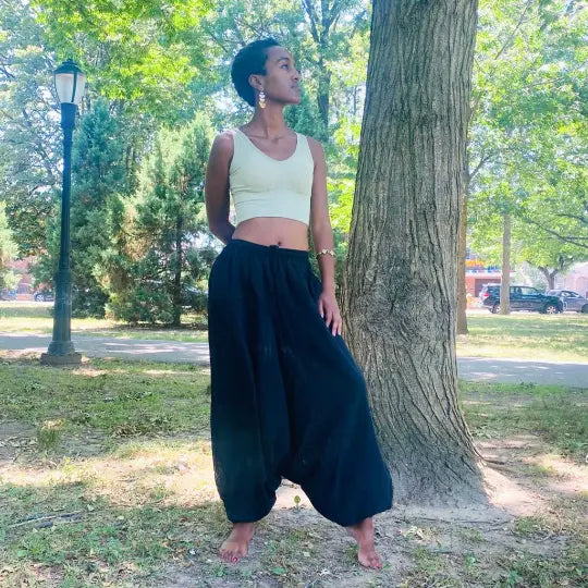 Handmade Cotton Unisex Harem Yoga Pants | Apparel | Wiccan Center