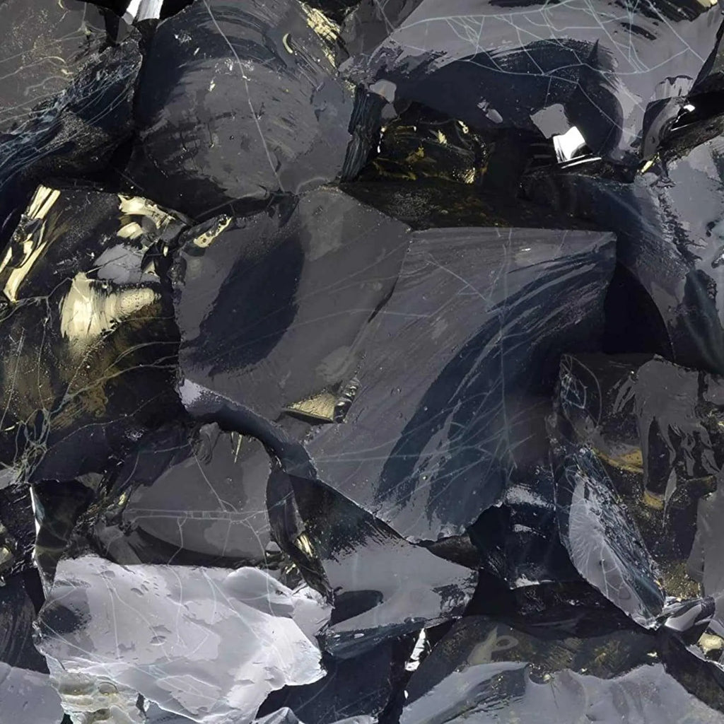 Natural Spiderweb Obsidian – Raw Stone from Mexico | Rough Stones | Wiccan Center
