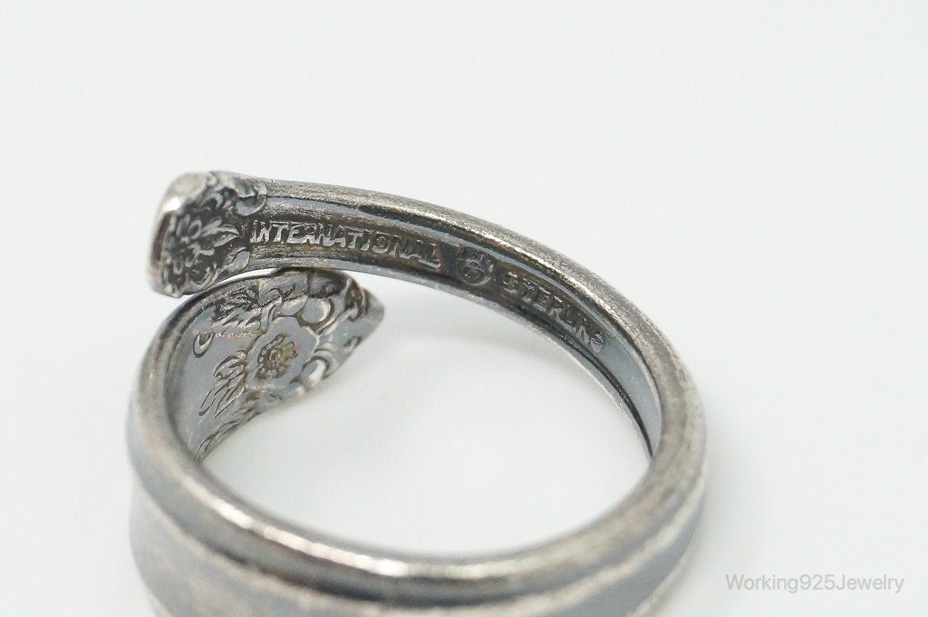 Antique International Sterling "Prelude" Floral Silver Spoon Ring Size 6 | Jewelry > Rings | Wiccan Center
