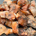 Red Carnelian Agate Crystal Rough Raw Stones (By The Piece Or Pound) | Home & Living > Home Decor > Home Accents > Rocks & Geodes | Wiccan Center