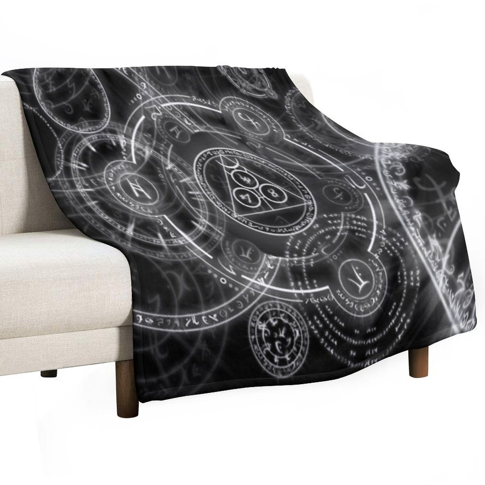 Viking Runes Travel-friendly Throw Blanket