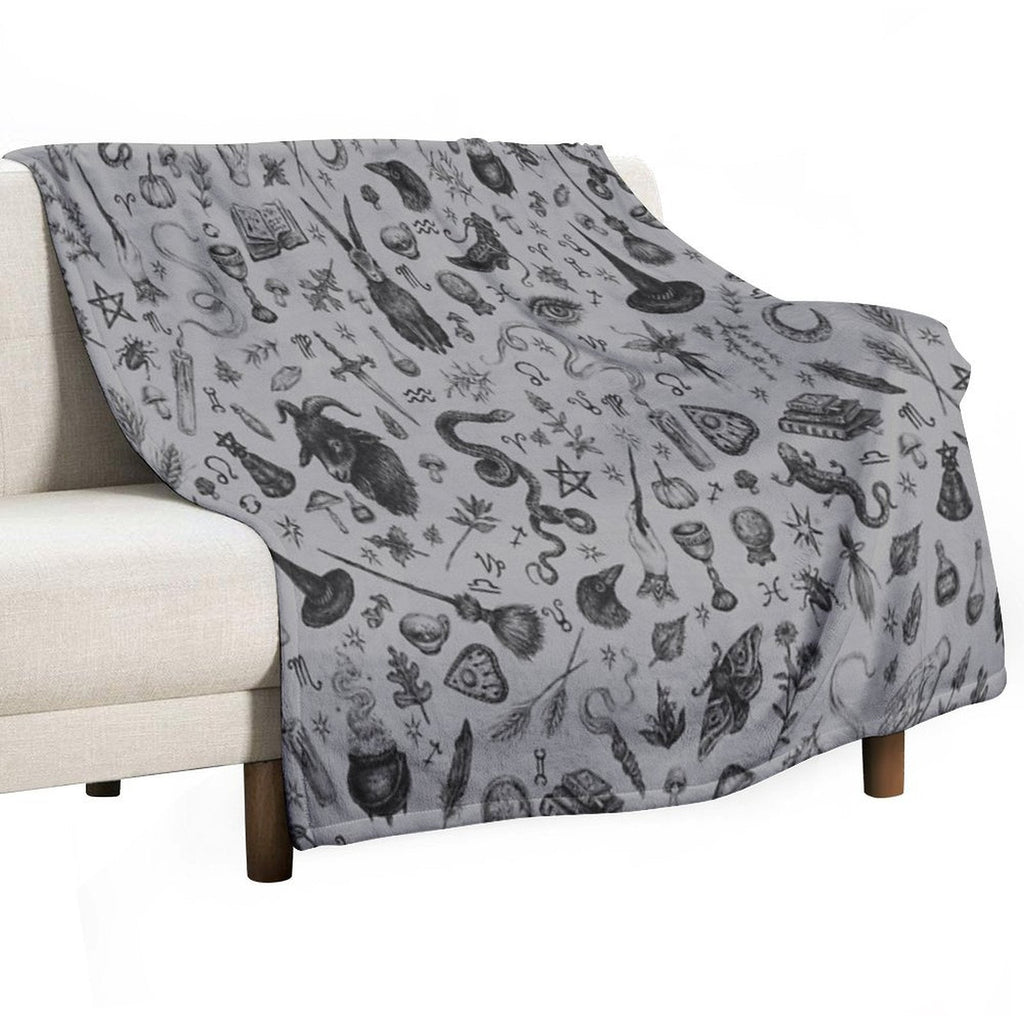 Salem Witch Durable Throw Blanket