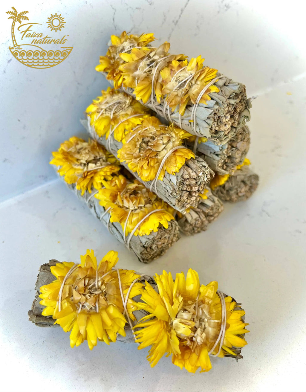 Sunflower with White Sage Bundles | | Wiccan Center
