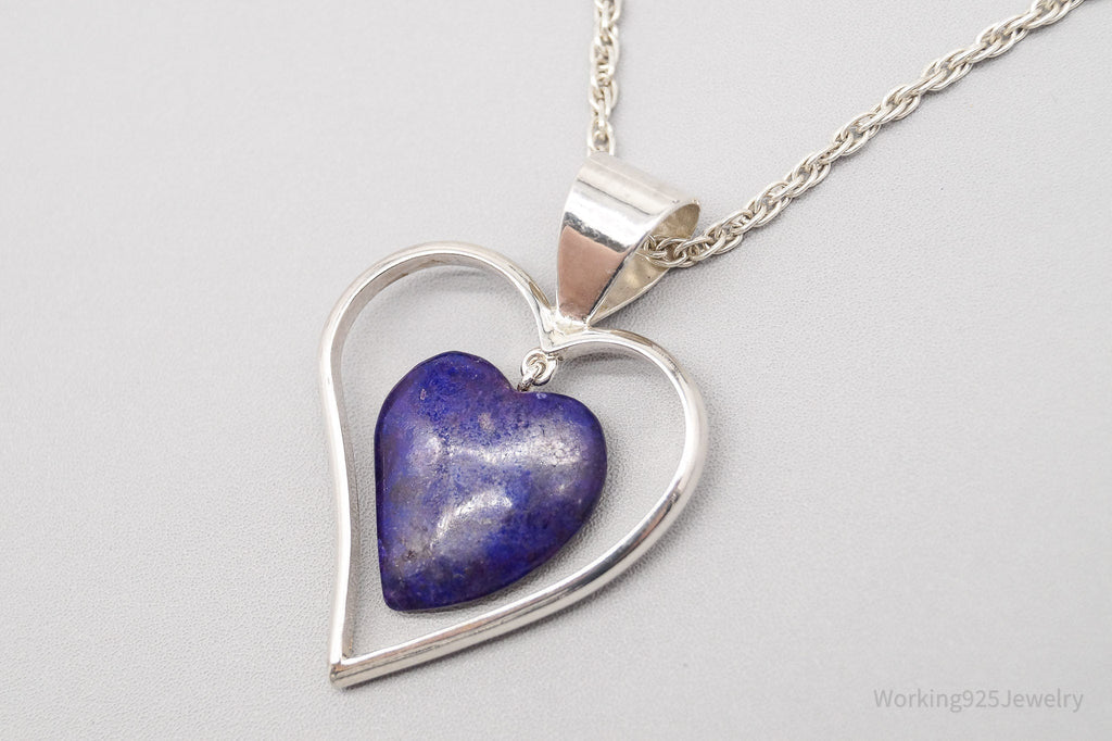 VTG Southwestern Desert Rose Trading Lapis Lazuli Sterling Silver Necklace | Jewelry > Necklaces | Wiccan Center