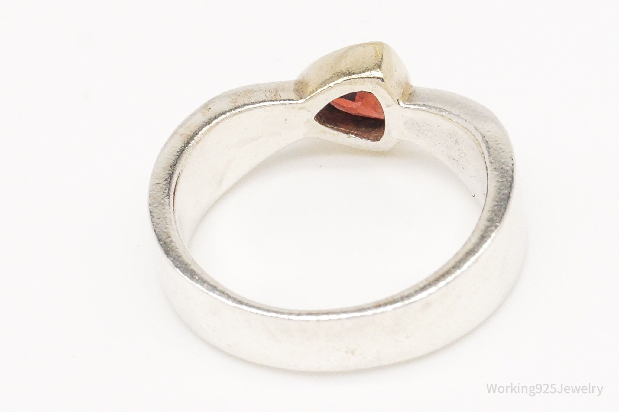 Vintage Garnet Gold Sterling Silver Ring - Size 6 | Jewelry > Rings | Wiccan Center