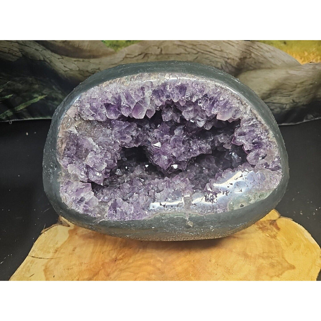 Large Natural Amethyst Geode Quartz Cluster — 21.7 lbs, Calming & Spiritual Healing Crystal | CrystalCloud Company | Geodes & Clusters | Wiccan Center