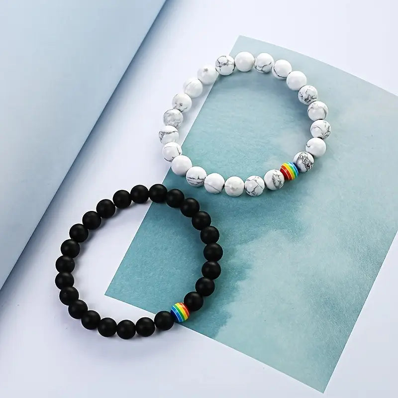 LGBTQ Pride Beaded Bracelet | | Wiccan Center