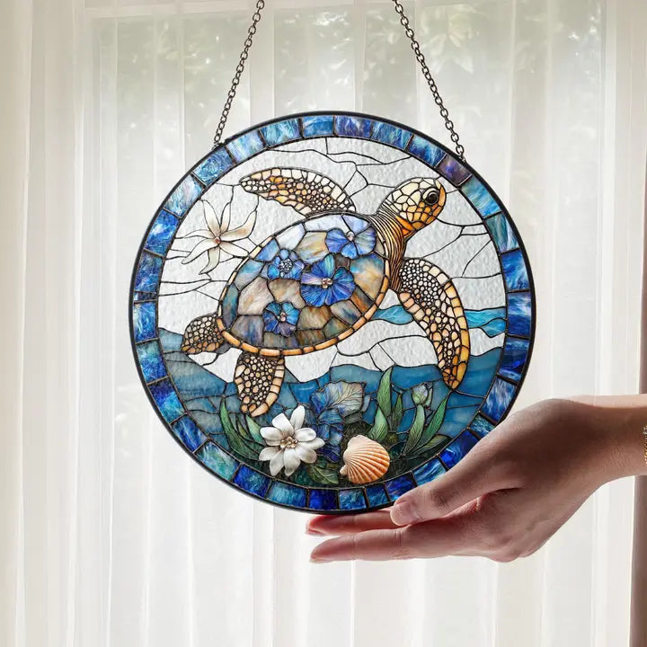 Coastal Sea Turtle Suncatcher | Gifts | Wiccan Center