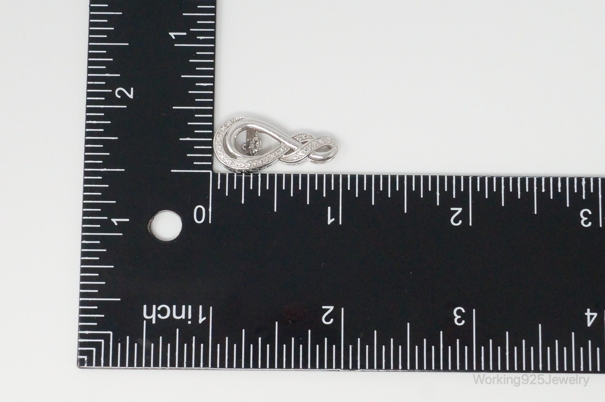 Vintage Diamond Sterling Silver Necklace Pendant | Jewelry > Necklaces > Pendants | Wiccan Center