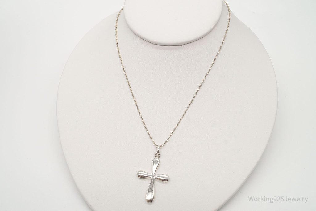 Vintage Designer Boma Cross Sterling Silver Necklace | Jewelry > Necklaces > Pendants | Wiccan Center