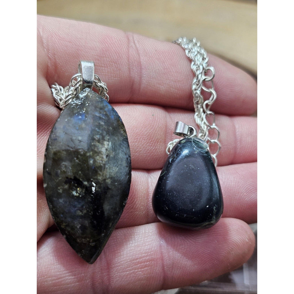 Labradorite & Jababa jasper set