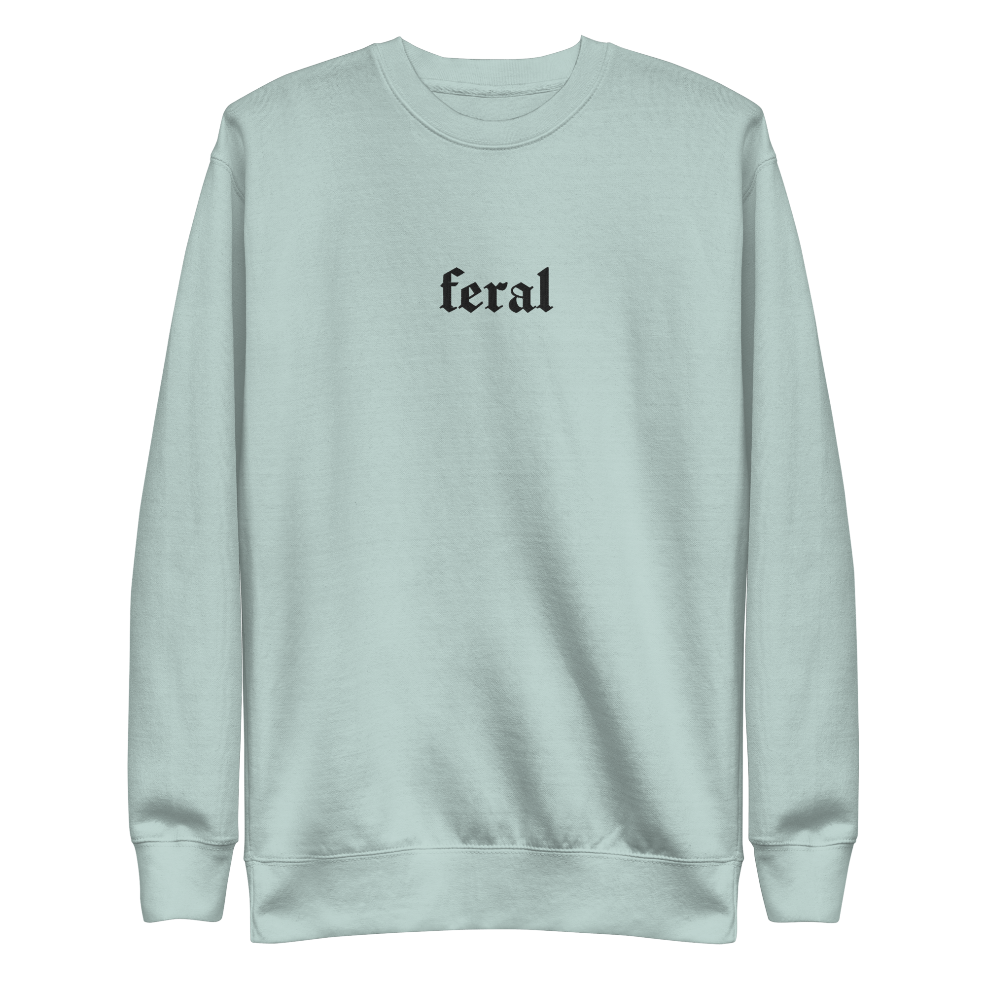Feral Blackout Embroidered Sweatshirt | Sweatshirt | Wiccan Center