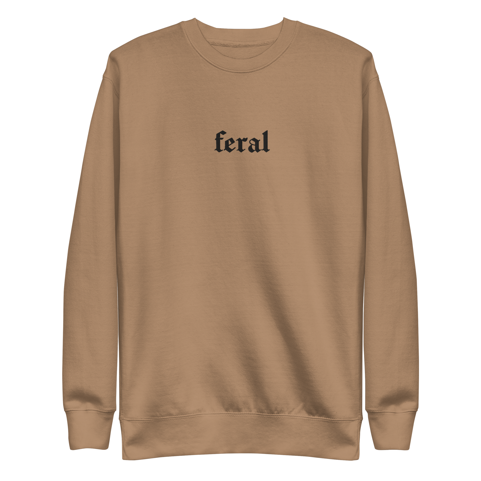 Feral Blackout Embroidered Sweatshirt | Sweatshirt | Wiccan Center