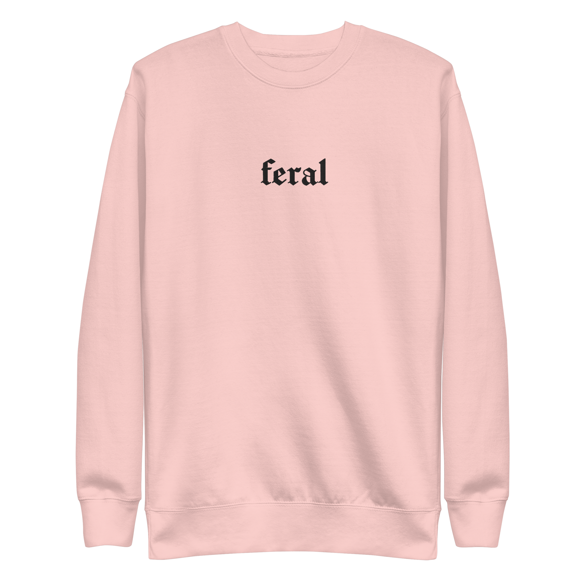 Feral Blackout Embroidered Sweatshirt | Sweatshirt | Wiccan Center