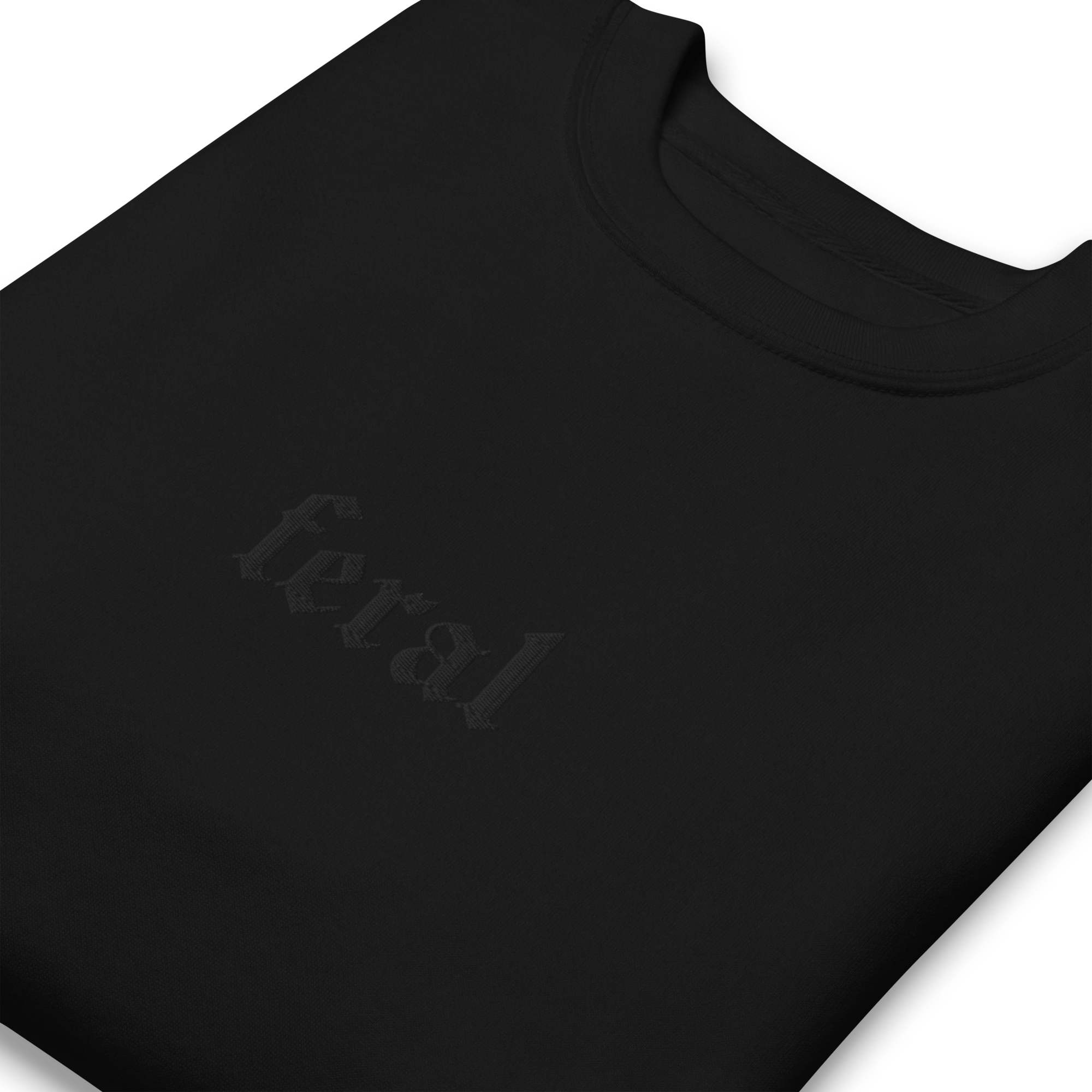 Feral Blackout Embroidered Sweatshirt | Sweatshirt | Wiccan Center