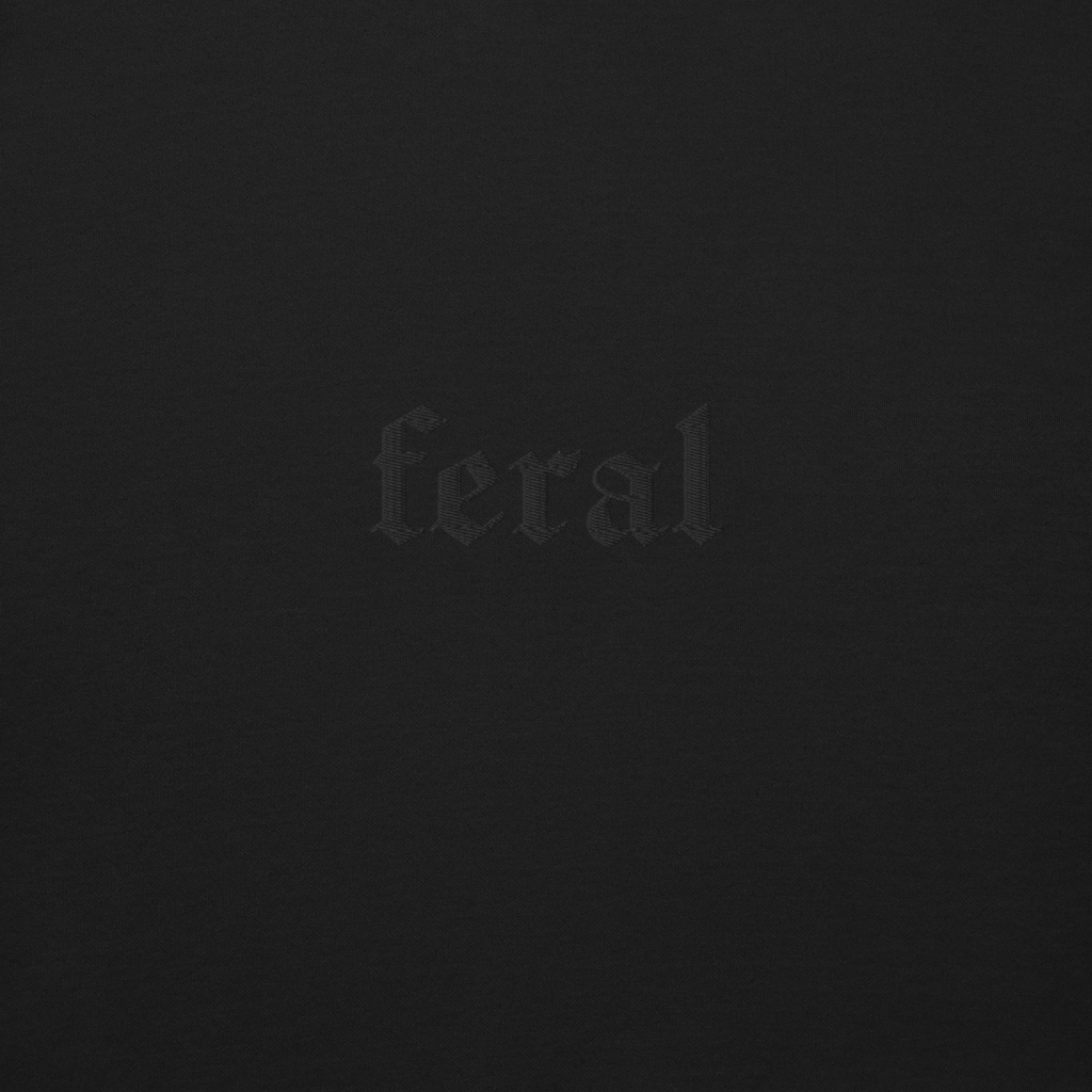 Feral Blackout Embroidered Sweatshirt | Sweatshirt | Wiccan Center