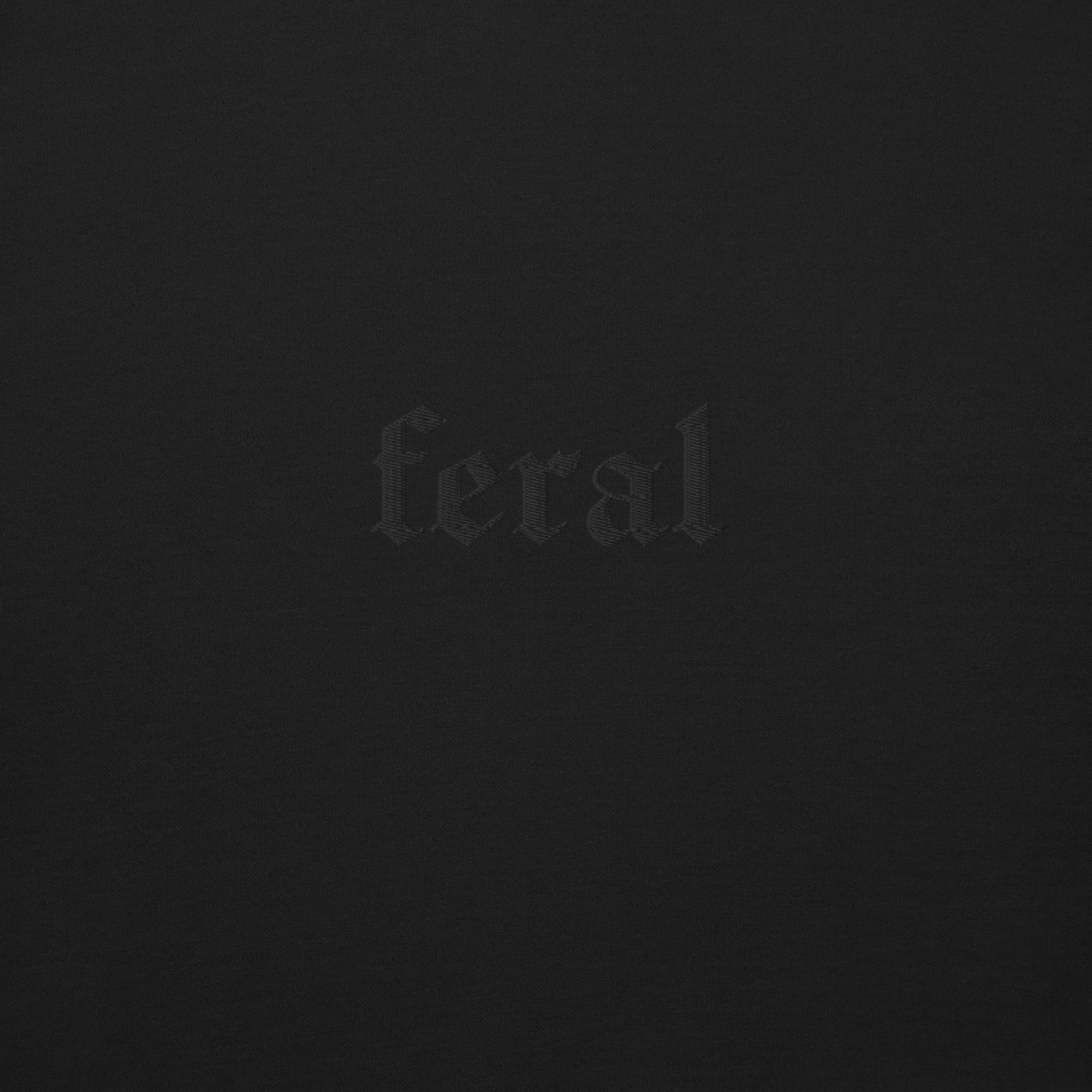 Feral Blackout Embroidered Sweatshirt | Sweatshirt | Wiccan Center