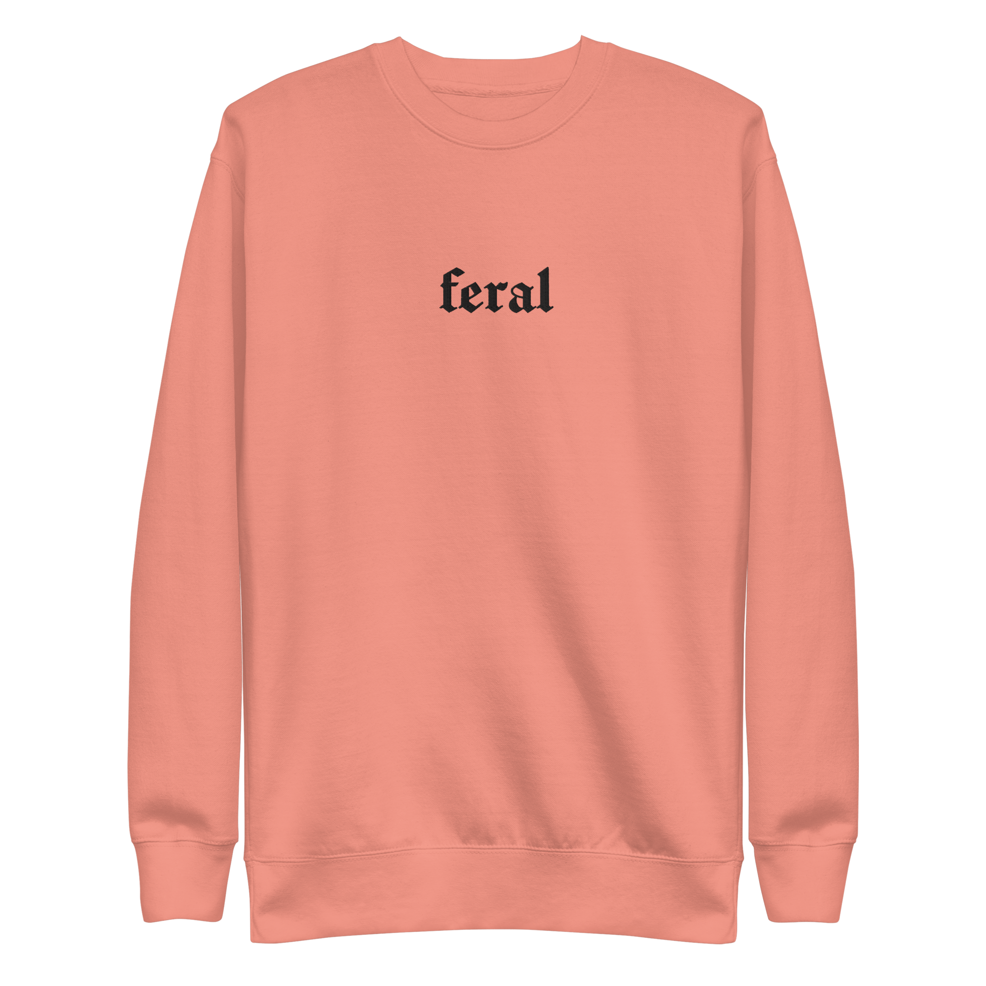 Feral Blackout Embroidered Sweatshirt | Sweatshirt | Wiccan Center