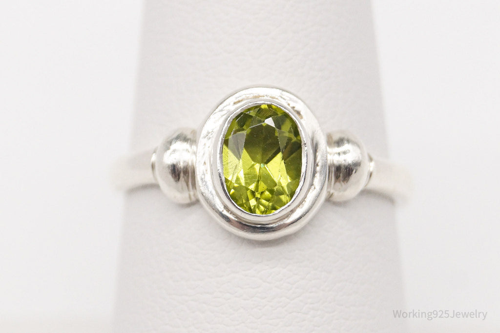 Vintage Peridot Sterling Silver Ring - Size 7.5 | Jewelry > Rings | Wiccan Center