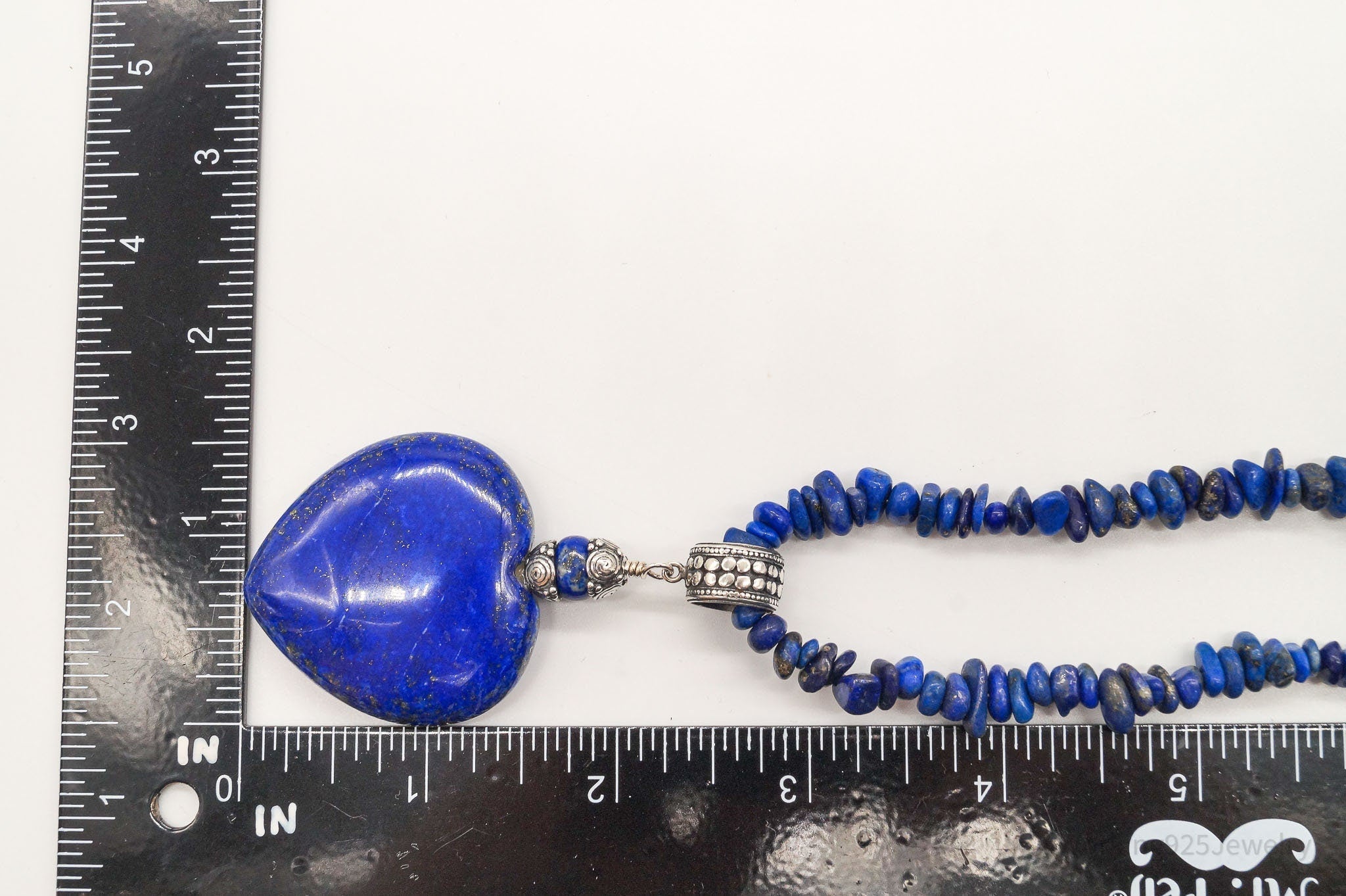 VTG Southwestern Desert Rose Trading Lapis Lazuli Bead Sterling Silver Necklace | Jewelry > Necklaces | Wiccan Center