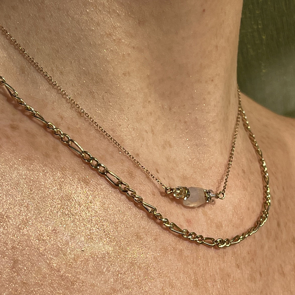 Thick Figaro Chain Necklace