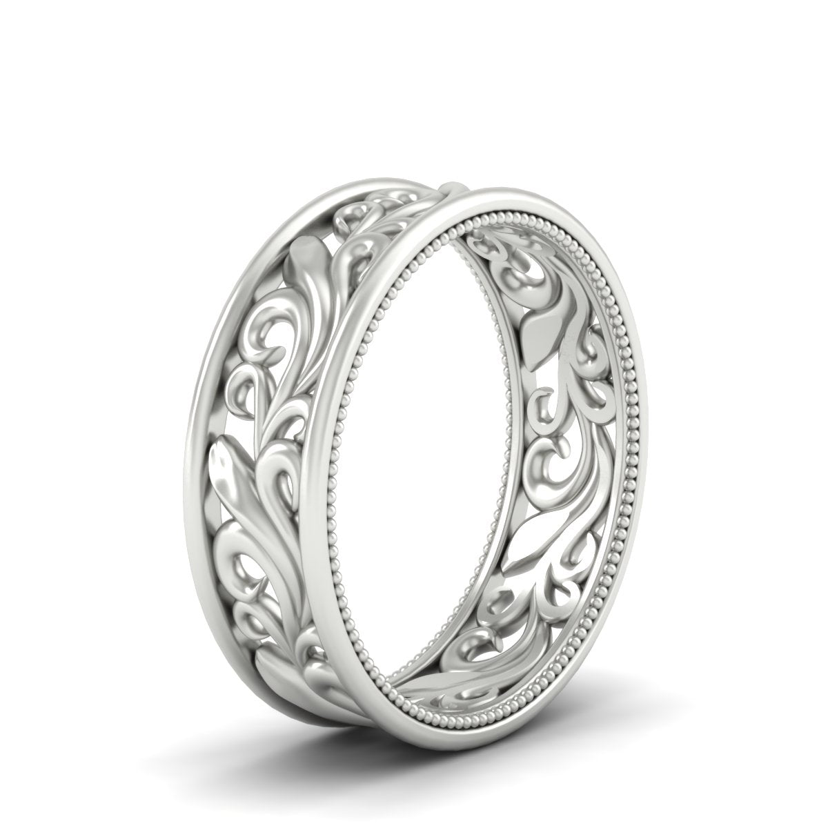 Filigree Women Wedding Band