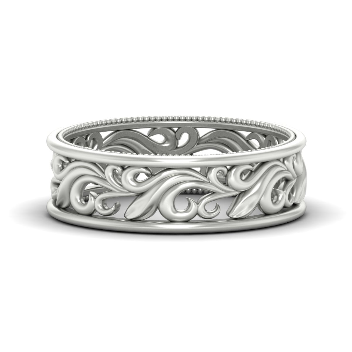 Filigree Women Wedding Band