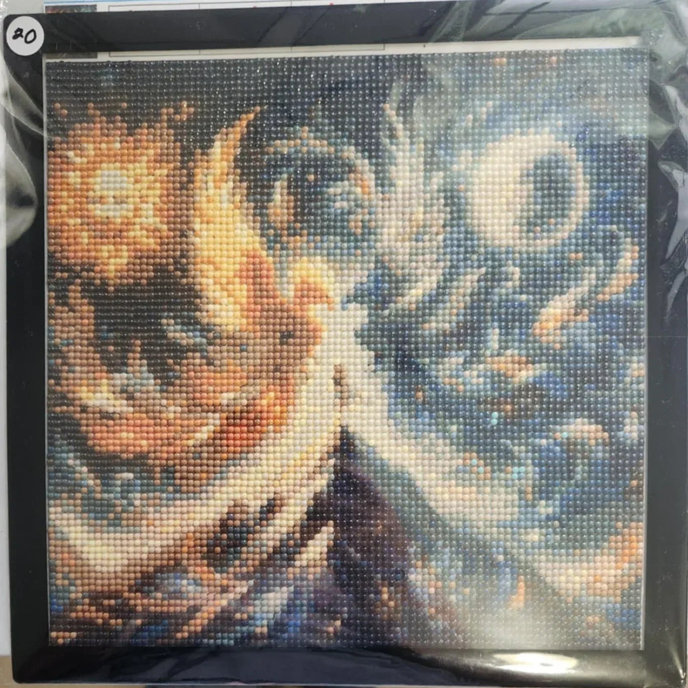 Diamond Art 30 x 30 cm Pictures w/Magnetic Frame