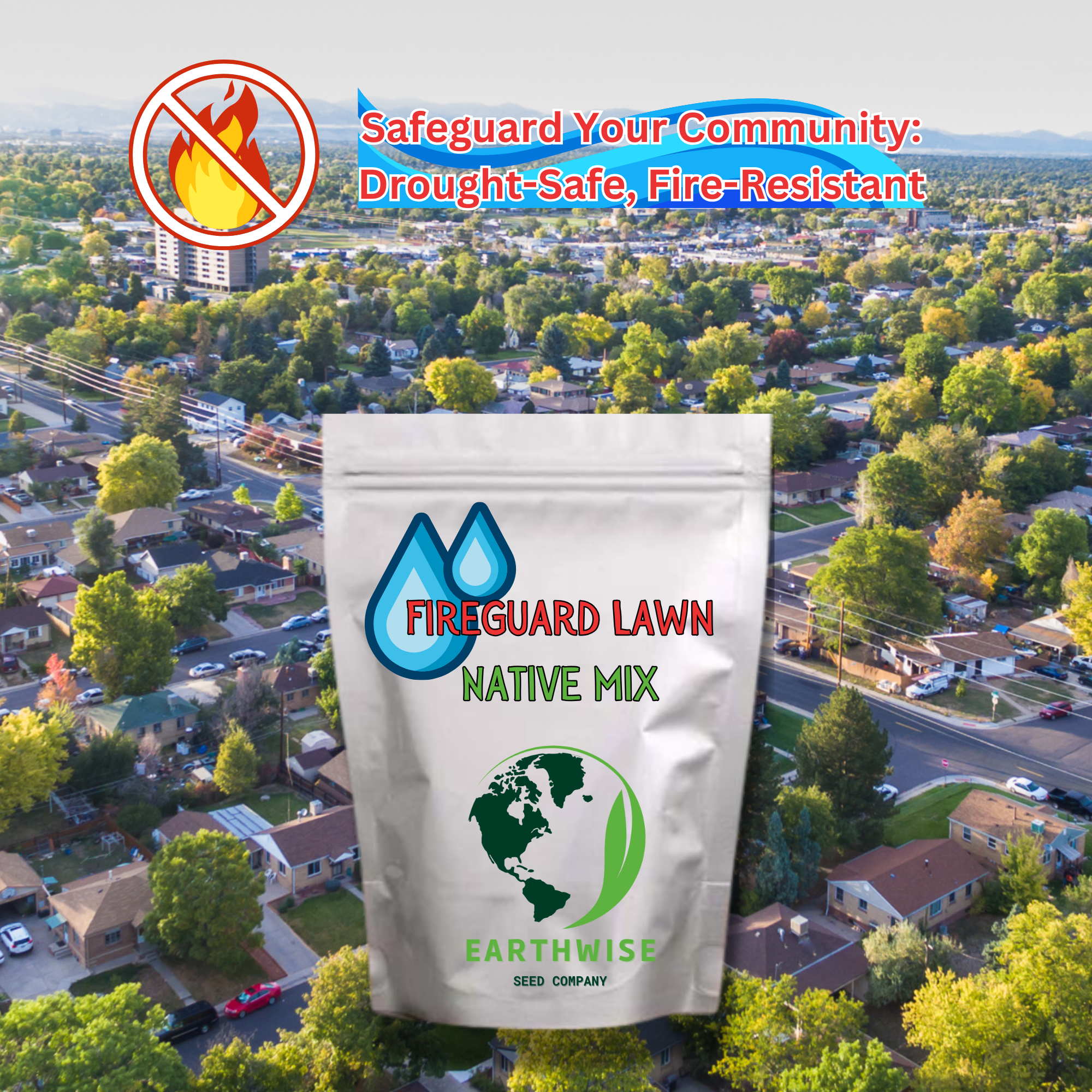 Fireguard Lawn Native Mix - Fire-Resistant Turf | | Wiccan Center