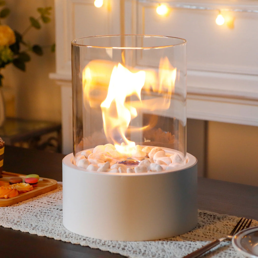 11“H Large Tabletop Fire Bowl Pot Fireplace | Gel & Ethanol Fireplaces | Wiccan Center